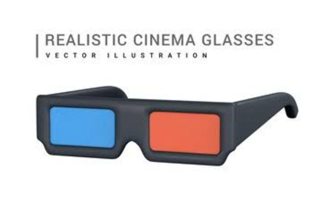 stereo 3D glassses for cinemas